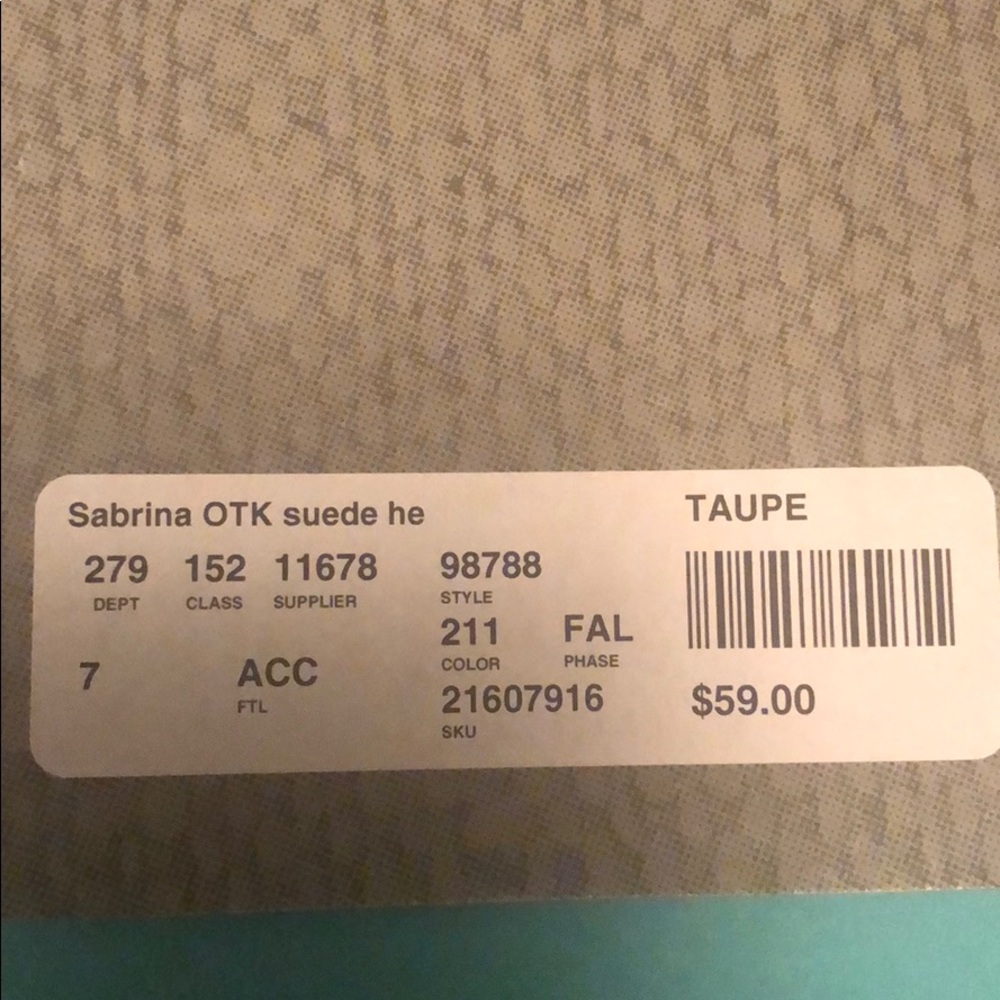 Women’s knee high boots